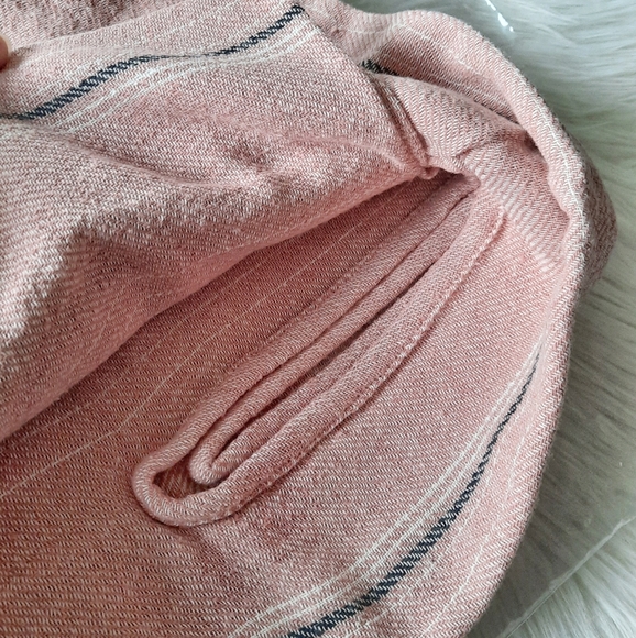 NWT Madewell Maui Stripe Silk Noil Cape Scarf - Picture 10 of 12